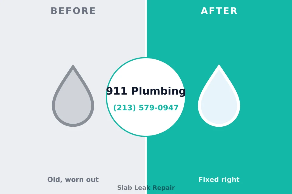 Before and after: plumbing repair Benwood, WV